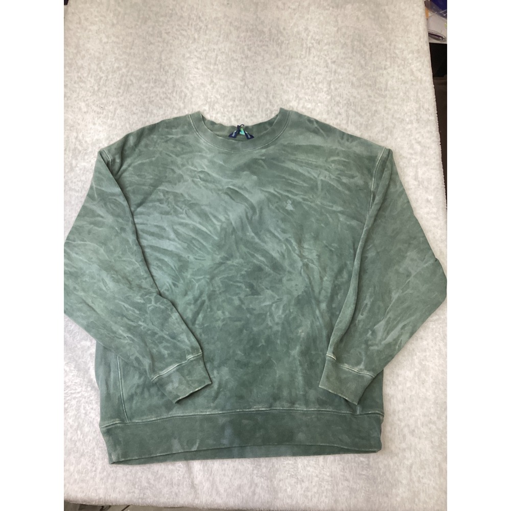 Chubbies The Marshland Pebble Wash Comfort Crewneck Sweatshirt Green Mens Small